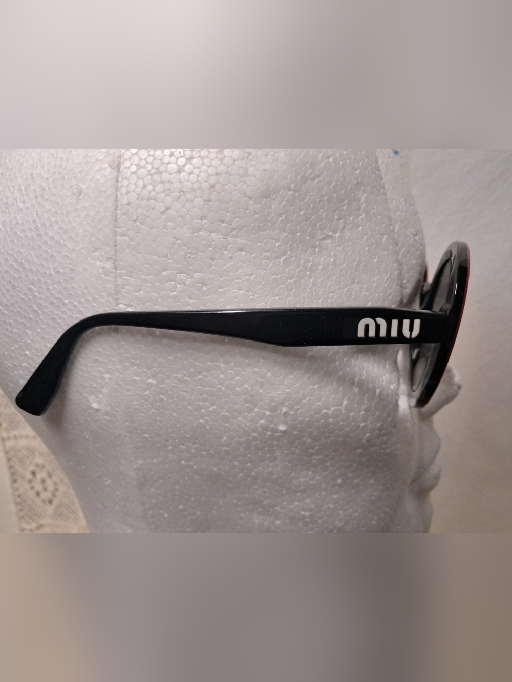 Miu Miu Red Star Round Sunglasses - Picture 3 of 8